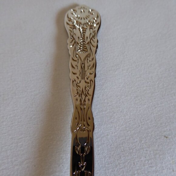 NEW HAUNTED HALLOWS LIVELY GHOSTS HALLOWEEN PUMPKIN SILVER TEA SPOON SET OF 4 - Picture 5 of 11